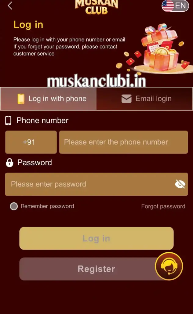 muskan club Login