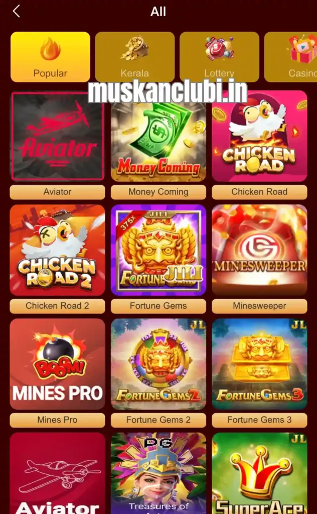 muskan club popular games